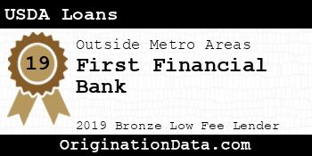 First Financial Bank USDA Loans bronze