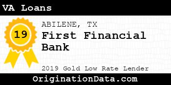 First Financial Bank VA Loans gold