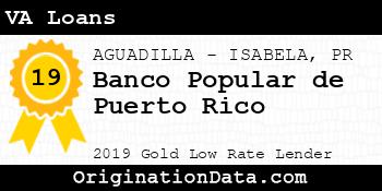 Banco Popular de Puerto Rico VA Loans gold