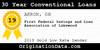 First Federal Savings and Loan Association of Lakewood 30 Year Conventional Loans gold