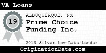 Prime Choice Funding VA Loans silver