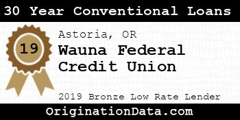 Wauna Federal Credit Union 30 Year Conventional Loans bronze