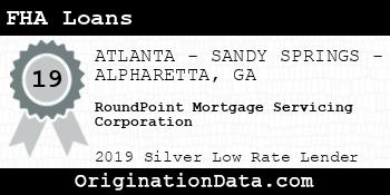 RoundPoint Mortgage Servicing Corporation FHA Loans silver