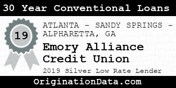 Emory Alliance Credit Union 30 Year Conventional Loans silver