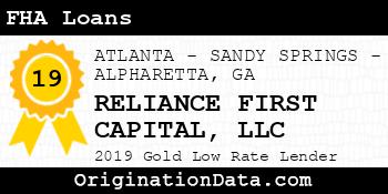 RELIANCE FIRST CAPITAL FHA Loans gold