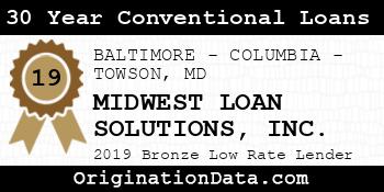 MIDWEST LOAN SOLUTIONS 30 Year Conventional Loans bronze