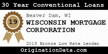 WISCONSIN MORTGAGE CORPORATION 30 Year Conventional Loans bronze