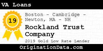Rockland Trust Company VA Loans gold