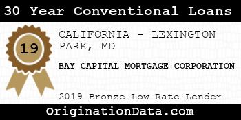 BAY CAPITAL MORTGAGE CORPORATION 30 Year Conventional Loans bronze