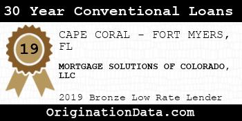 MORTGAGE SOLUTIONS OF COLORADO 30 Year Conventional Loans bronze