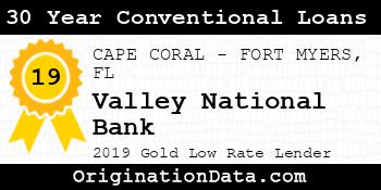 Valley National Bank 30 Year Conventional Loans gold