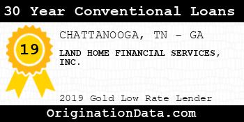 LAND HOME FINANCIAL SERVICES 30 Year Conventional Loans gold