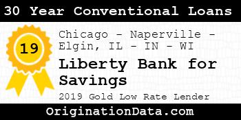 Liberty Bank for Savings 30 Year Conventional Loans gold