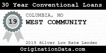 WEST COMMUNITY 30 Year Conventional Loans silver