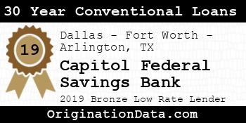 Capitol Federal Savings Bank 30 Year Conventional Loans bronze