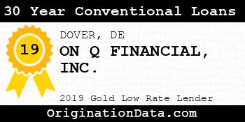 ON Q FINANCIAL 30 Year Conventional Loans gold
