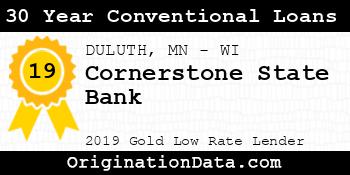 Cornerstone State Bank 30 Year Conventional Loans gold