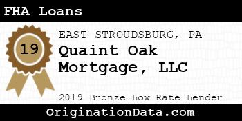 Quaint Oak Mortgage FHA Loans bronze