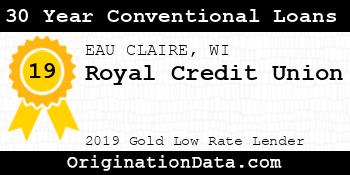 Royal Credit Union 30 Year Conventional Loans gold