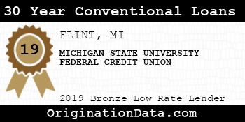 MICHIGAN STATE UNIVERSITY FEDERAL CREDIT UNION 30 Year Conventional Loans bronze