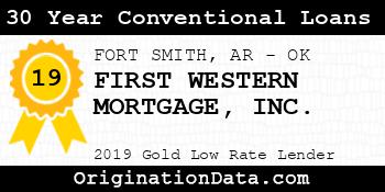 FIRST WESTERN MORTGAGE 30 Year Conventional Loans gold