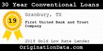 First United Bank and Trust Company 30 Year Conventional Loans gold