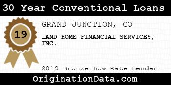 LAND HOME FINANCIAL SERVICES 30 Year Conventional Loans bronze
