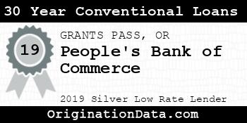 People's Bank of Commerce 30 Year Conventional Loans silver
