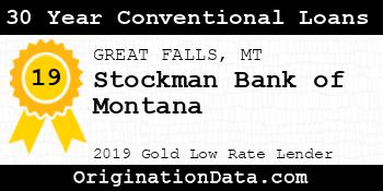 Stockman Bank of Montana 30 Year Conventional Loans gold