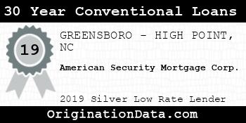 American Security Mortgage Corp. 30 Year Conventional Loans silver