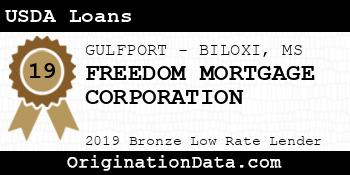 FREEDOM MORTGAGE CORPORATION USDA Loans bronze