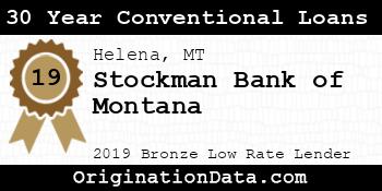 Stockman Bank of Montana 30 Year Conventional Loans bronze