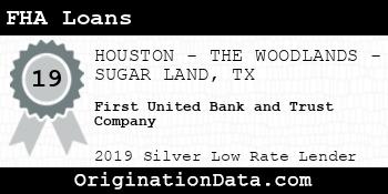 First United Bank and Trust Company FHA Loans silver