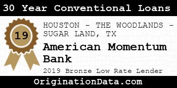 American Momentum Bank 30 Year Conventional Loans bronze