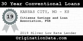 Citizens Savings and Loan Association FSB 30 Year Conventional Loans silver