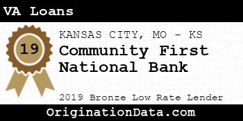 Community First National Bank VA Loans bronze