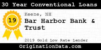 Bar Harbor Bank & Trust 30 Year Conventional Loans gold