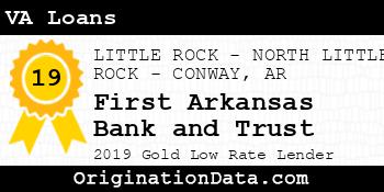 First Arkansas Bank and Trust VA Loans gold