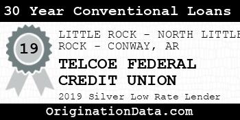 TELCOE FEDERAL CREDIT UNION 30 Year Conventional Loans silver