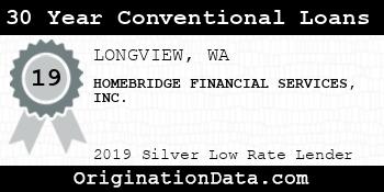 HOMEBRIDGE FINANCIAL SERVICES 30 Year Conventional Loans silver