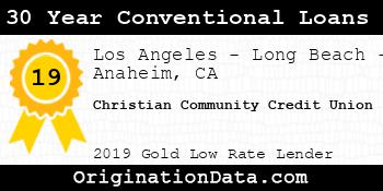 Christian Community Credit Union 30 Year Conventional Loans gold
