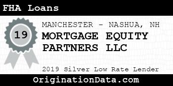 MORTGAGE EQUITY PARTNERS FHA Loans silver