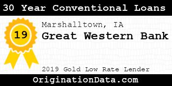 Great Western Bank 30 Year Conventional Loans gold