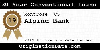 Alpine Bank 30 Year Conventional Loans bronze