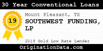 SOUTHWEST FUNDING LP 30 Year Conventional Loans gold