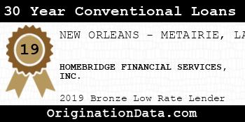 HOMEBRIDGE FINANCIAL SERVICES 30 Year Conventional Loans bronze