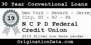 N C P D Federal Credit Union 30 Year Conventional Loans silver