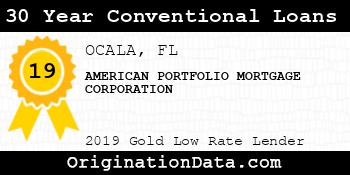 AMERICAN PORTFOLIO MORTGAGE CORPORATION 30 Year Conventional Loans gold
