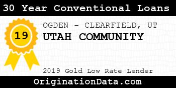 UTAH COMMUNITY 30 Year Conventional Loans gold