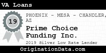 Prime Choice Funding VA Loans silver